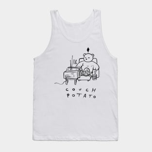 Couch Potato Max the Teddy Bear Tank Top